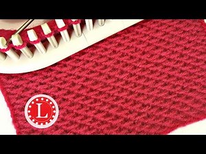 LOOM KNITTING Stitches Chinese Wave aka Knit Loop | Slip Stitch Honeycomb | Loomahat