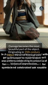 5.6K views · 79 reactions | Kintsugi is the Japanese art of mending broken pottery with gold, celebrating its imperfect history. #history #arthistory #didyouknow | Online Updates | Facebook