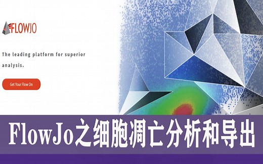 flowJo之细胞凋亡分析和导出