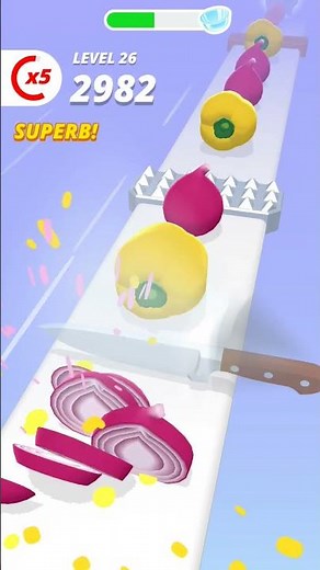 🔥 The Most Addictive Cutting Game Ever! 😍 Perfect Cutter Slice Gameplay #shorts