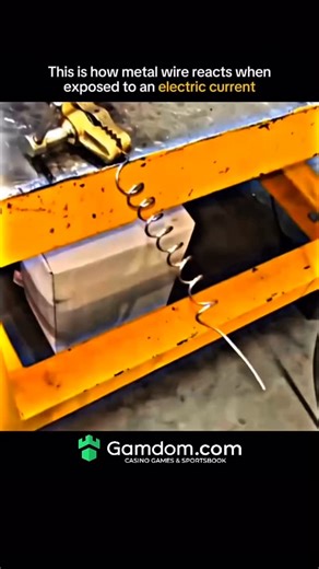 SCIENCE| BEYOND | EVERYTHING on Instagram: "⚡🔬 This Is How Metal Wire Reacts When Exposed to an Electric Current 🔬⚡ 1️⃣ Electron Flow: When current passes, electrons move through the metal, creating a flow of electric charge. 2️⃣ Heat Generation: Resistance in the wire converts electrical energy into heat — thin wires can get hot quickly. 3️⃣ Glow Effect: High current can make some wires glow red or white due to intense heating, like in incandescent bulbs. 4️⃣ Magnetic Field: The moving electr