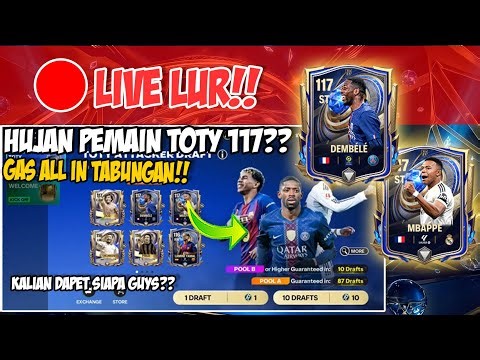 LIVE!! LANJUT REVIEW PIRLO, CARI GEMS, REVIEW AKUN & MABAR EVENT TOTY FC MOBILE 26 || SAWERIA ON!!
