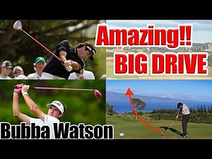 【ゴルフ】どこまで飛ばすの…！？バッバ・ワトソンのドライバーが凄すぎる…！！【PGA】Bubba Watson Amazing Drive！！