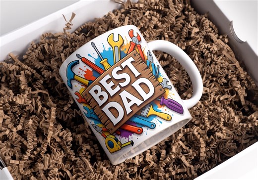 Dad Mug Wrap, Best Dad Mug Wrap, Daddy Mug Wrap, 11oz & 15oz Dad Coffee Mug PNG, Fathers Day Mug Wrap, Digital Download - Etsy
