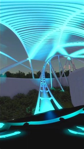 Tron Roller Coaster 360 POV | Magic Kingdom Shorts