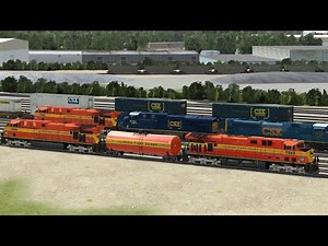 Railfanning On Run Train Simulator ( Part 24 ) FEC & CSX A.I Train Chase