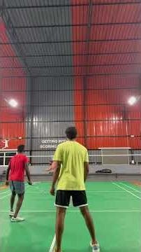 Never toss the service back to front player | Don’t do these mistakes | shuttle badminton | # shorts