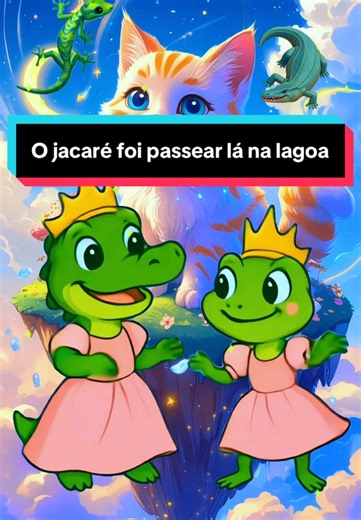 O Jacaré e Sua Aventura na Lagoa