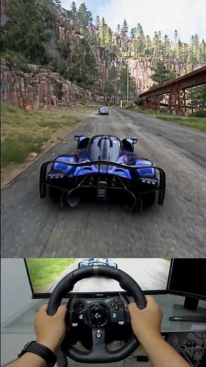 This Aston Martin Valkyrie AMR PRO Is INSANELY FAST 😳🔥 Intense Racing Moment! (4K Logitech G920)