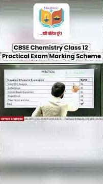 CBSE Class 12 Chemistry Practical Marking Scheme 😱 | Full Marks Trick 🔥