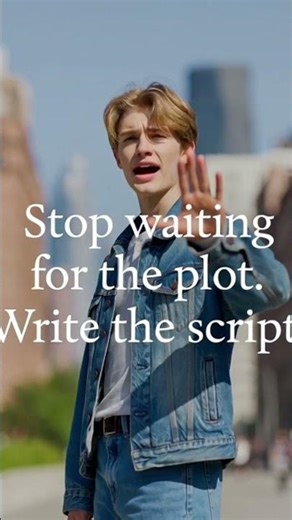 "Stop waiting for the plot. Write the script." 📝#shorts #motivation #viral