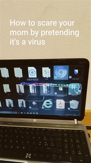 instructions: open a program that triggers a error and then hold the enter key on the numpad.