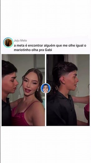 A Olhada do Mariotinho pra Gabi 📸😍🔥 #ricardinho #taspio