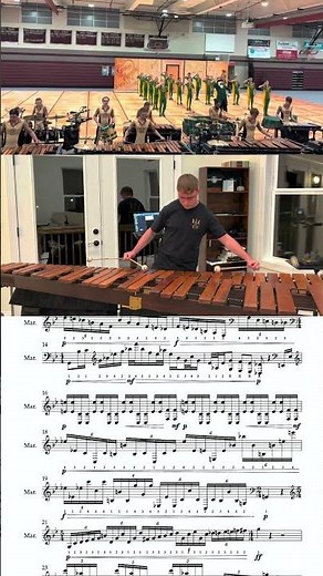 GMU Indoor Drumline's Marimba Opening is CRAZY!!! So many techniques and skills!!!