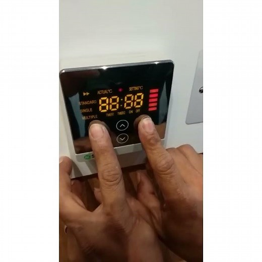 Hard Reset Gen 6 Digital Heater Panel, A. O. Smith