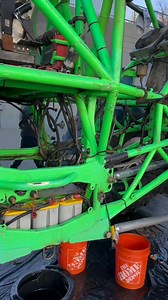 Midway through an engine swap on Grave Digger, we caught up with the talented University of Northwestern Ohio technicians, gearing up for Event 2️⃣ here in Dayton, OH! 🛠️ | Monster Jam