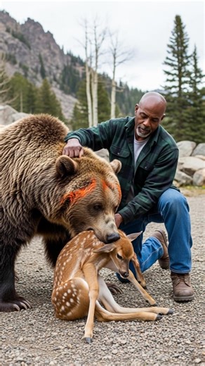 365K views · 899 reactions | Old Man Fights Off Bear To Save It's Fawn! #rescue #animals #wildlife | The Vu Team | Facebook