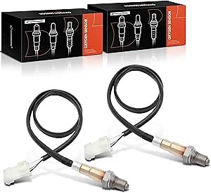 A-Premium O2 Oxygen Sensor Compatible with Volvo S80 2003-2005, XC90 2003-2005, L6 2.9L, Turbocharged, 2-PC Set