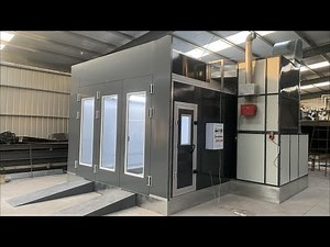 New spray paint booth installation video