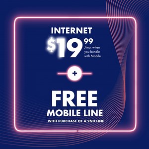 40 reactions | The power couple your wallet’s been waiting for—Breezeline Internet + a FREE Mobile line with the purchase of a 2nd line. | Breezeline | Facebook