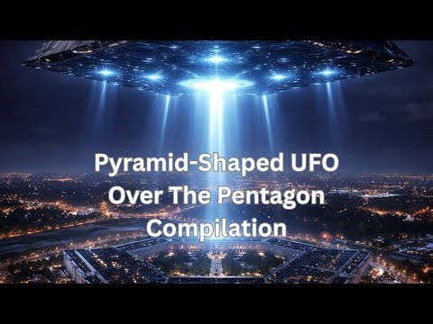 Pyramid Shaped UFO over The Pentagon 2018