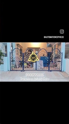 Trackless Bifolding Gate on Existing Old Gate | Smart Upgrade | VF Enterprises