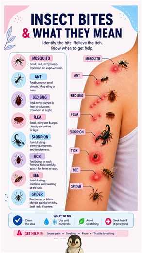 Insect Bites Decoded 🐜🦟 What They Mean & When to Worry