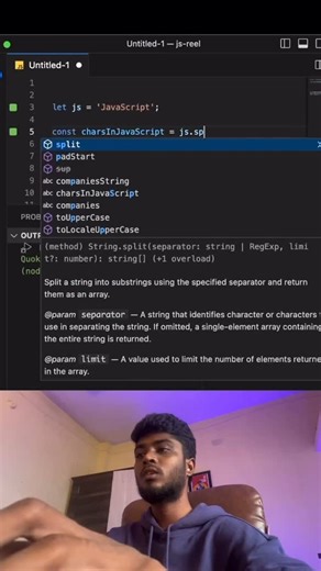 Codejavid on Instagram: "Today’s reel is about how to change from string to array using Javascript @codejavid More and more CSS & JavaScript content will be seen . Explanations, Tricks, Cheatsheets keeping previous stuffs like reels and projects as it is. Hope you enjoy it. If you want to see something more. Do let me know in the comments. • . Tags #webdevelopment #webdesign #webdeveloper #html #css #javascript #reactjs #uiux #code #design"