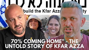📣🇮🇱🎙️The Real Israel Podcast Ep 37 | 70% Coming Home" - The Untold Story of Kfar Azza In 7.10.23, Kibbutz Kfar Azza lost 64 community members. Homes were destroyed. Families were torn apart. What happened next? Instead of scattering, 70% of the community chose to stay together. Now living in temporary housing—60 km away—they're united by one mission: rebuilding home by summer 2026. In this powerful conversation, Alon Futterman, Director of the Kfar Azza Foundation (recognized by The Jerusale