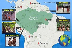 Inside the world of the Amazon’s uncontacted tribes who live in isolation