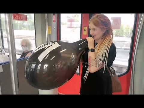 Foxy and Lucy love btp balloons at public places (preview clip)