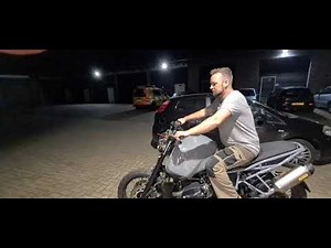 BMW R1100GS custom first ride