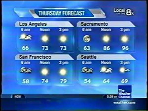 The Weather Channel Satellite Local Forecast — 2008-09-03T19:38-0400