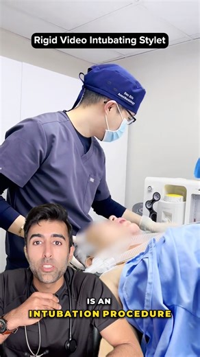 Kunal Sood, MD | A rigid video intubating stylet is used to guide an endotracheal tube while providing a live view of the airway. With a built-in camera and... | Instagram