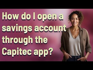 How do I open a savings account through the Capitec app?
