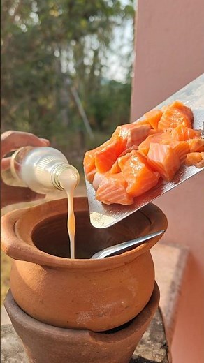 An unusual green curry salmon recipe