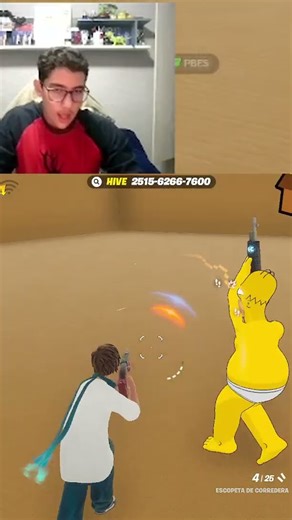 gameplay de fortnite desde un pc de NASA