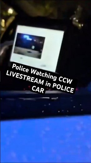 Cops watching the cop watcher watching them.