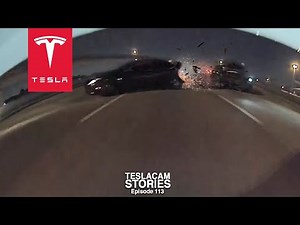 TESLA ROAD RAGE & EXTREME REAR END CRASH | TESLACAM STORIES 113