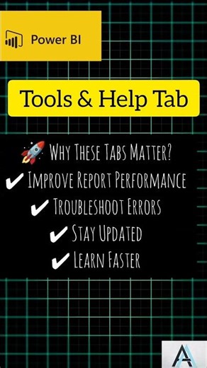 Power BI Tools & Help Tab Explained in 60 Seconds ⚡ | Must Know Features