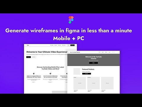 How to Create Wireframe in Figma in Less Than a Minute | Quick Tutorial