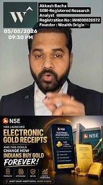 NSE Electronic Gold Receipts (EGR) Explained | How to Buy Digital Gold with Physical #gold #egr #nse