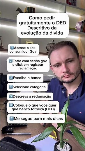 Como pedir a DED ao banco