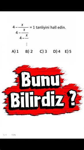 Bunu Bilirdiz ? ✅ #abituryent #test #riyaziyyat #otk #buraxilisimtahani #blokimtahanı #fyp #keşfet