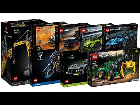 All LEGO Technic Sets Summer 2023 Compilation/Collection Speed Build