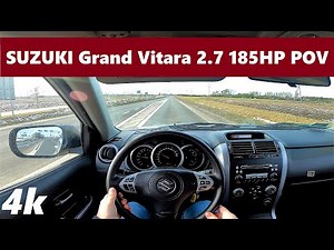 Suzuki Grand Vitara II (2007) 2.7 v6 185hp Automat | Startup & POV Drive Test | Acceleration #8