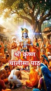 श्री कृष्ण चालीसा सुपरफास्ट With Lyrics | कान्हा भजन | Jai Shree Krishna 🙏