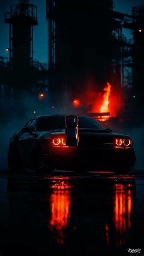 Born From Fire 🔥 | Dodge Challenger SRT Hellfire Cinematic Photo to Video Edit