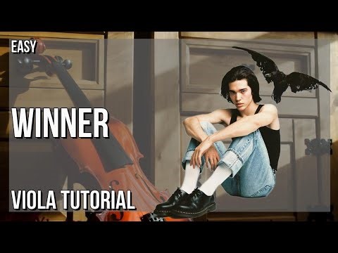 How to play Winner by Conan Gray on Viola (Tutorial)