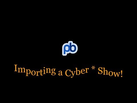 How to Import Cyber Showtapes into Program Blue.